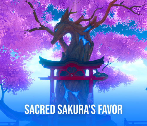 SACRED SAKURA'S FAVOUR LEVELING